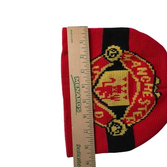 2005 NWT Men’s beanie skull cap Manchester United soccer - Picture 4 of 9